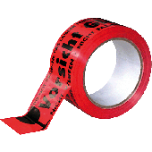 Signalklebeband/2160 50mm x 66m rot/schwarz Vorsicht Glas