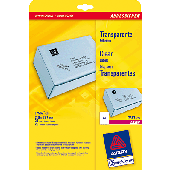 Avery Zweckform Laser-Etiketten QuickPeel/L7567-25 210x297 mm transparent Polyester Inh.25