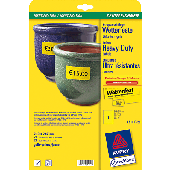 Avery Zweckform Folien-Etiketten wetterfest/L6111-20 210,0 x 297 mm gelb Inh.20