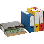 Smartboxpro Archivbox 80/152569412 80x265x325 mm rot/weiß