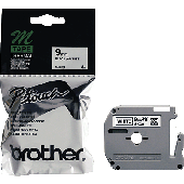 Brother Schriftbandkassetten M/MK221BZ 9mm / 8m weiß/schwarz