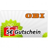 OBI Gutschein über 5 Euro