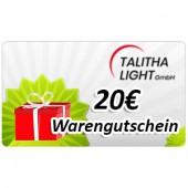 Warengutschein Kooperationspartner Talitha Light GmbH a 20€ 