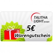 Warengutschein Kooperationspartner Talitha Light GmbH a 5€ 
