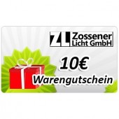 Warengutschein Kooperationspartner Zossener Licht GmbH a 10€ 