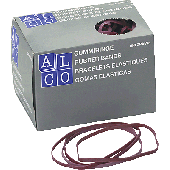 Alco Gummibänder im Karton/757 150x4 mm rot Inh.500 g