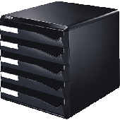 Leitz Bürobox /5293-00-95 291x190x352mm schwarz 5 Schübe