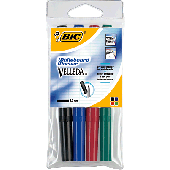 Bic Whiteboardmarker Velleda 1741, 4er Etui, sortiert/1199001744