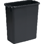 Durable Abfallbehälter DURABIN 60/1800496221 B555 x H615 x T285 mm schwarz (recycled) Füllmenge: 60 Liter