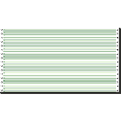 Sigel Computerpapier endlos/8371 203x375mm grüne Lesestreifen 60g/qm Inh.2000