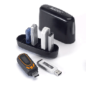 Exponent USB-Carrier/47002 schwarz Kunststoff