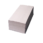 Handtücher, grau, Zick-Zack-Falzung/897072 25x23 cm grau  Inh.5.000 Tücher