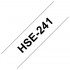 Brother HSE-241 Schrumpfschlauch bedruckbar schwarz/weiß 18mm x 1,5m
