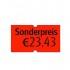 Etiketten für Preis-/Warenauszeichner "Sonderpreis", rot