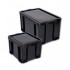 Really Useful Box Mehrzweckboxen-Set, schwarz