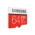 Samsung Evo Plus 64 GB microSDXC Speicherkarte (100 MB/s, Class 10, UHS-I, U3)